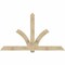 Ekena Millwork Redmond Rough Sawn Timber Gable Bracket, Douglas Fir, 96"W x 56"H x 6"D x 6"F, 14/12 Pitch GBW096X56X0606RED00RDF - alternate 1